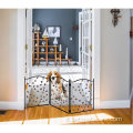 Design fogliare Gate da pet metal per animali domestici recinzione